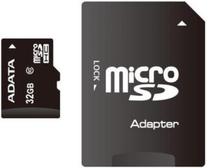 CARD MicroSD ADATA, 32 GB, MicroSDHC, clasa 10, standard UHS-I U1, „AUSDH32GUICL10-RA1” (include TV 0.03 lei)