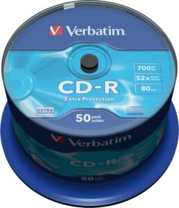 CD-R VERBATIM 700MB, 80min, viteza 52x, 50 buc, spindle, „43351”