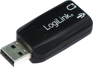 PLACA de SUNET Logilink, extern, 5.1, interfata USB 2.0, conectori 3.5 mm jack, „UA0053” (include TV 0.18lei)