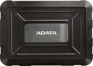 RACK extern ADATA, pt HDD/SSD, 2.5 inch, S-ATA3, interfata PC USB 3.1, plastic cu cauciuc, negru, „AED600-U31-CBK” (include TV 0.8lei)