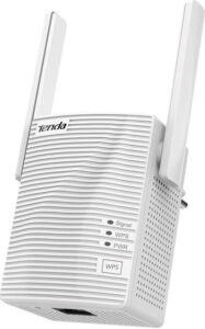 RANGE EXTENDER TENDA wireless, 1200 Mbps, 1 port 10/100 Mbps, antena externa x 2, dual band AC1200, 2.4 – 5 GHz, „A18” (include TV 1.75lei)