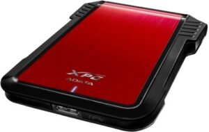 RACK extern ADATA, pt HDD/SSD, 2.5 inch, S-ATA3, interfata PC USB 3.1, plastic, negru cu rosu, „AEX500U3-CRD” (include TV 0.8lei)