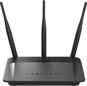 ROUTER D-LINK wireless 750Mbps, 4 porturi 10/100, 3 antene externe, Dual Band AC750 (433/300Mbps), „DIR-809” 45504921 (include TV 1.75lei)