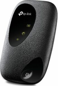 ROUTER TP-LINK wireless. portabil, 4G Mobile Wi-Fi, 150Mbps, Internal LTE Modem, SIM card slot, LED screen display, rechargeable battery „M7200” (include TV 1.75lei)