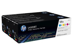 Combo-Pack Original HP CMY, nr.131A, pentru Color LaserJet Pro 200 M251|M276, 3×1.8K, incl.TV 0.8 RON, „U0SL1AM”