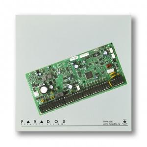CENTRALA alarma PARADOX, 2×8 zone pe placa sau 192 zone adresabile si 8 partitii, 999 utilizatori, cutie inclusa, „EVO192PCB+CUTIEMET” (include TV 0.8lei)