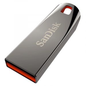 MEMORIE USB 2.0 SANDISK 32 GB, clasica, carcasa metalic, negru, „SDCZ71-032G-B35” (include TV 0.03 lei)