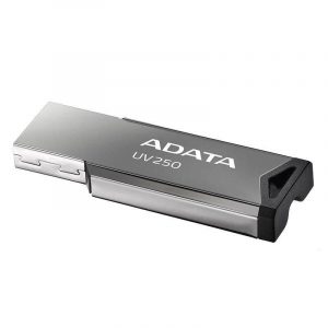 MEMORIE USB 2.0 ADATA 32 GB, clasica, carcasa metalica, argintiu, „AUV250-32G-RBK” (include TV 0.03 lei)