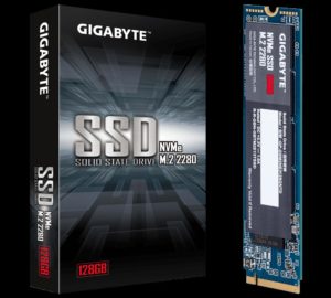 SSD GIGABYTE, 128 GB, M.2, PCIe Gen3.0 x4, 3D Nand, R/W: 1550/550 MB/s, „GP-GSM2NE3128GNTD”