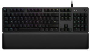 LOGITECH G513 Carbon RGB Mechanical Gaming Keyboard, GX Blue (Clicky) – CARBON – US INTL – USB – INTNL – G513 CLICKY (include TV 0.8lei)