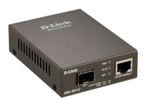 MEDIA CONVERTOR D-LINK RJ45 10/100/1000 Mbps la fibra, Fu60-Duplex „DMC-G01LC”