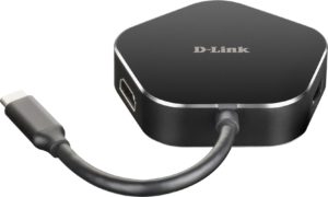 HUB extern D-LINK, porturi USB 3.0 x 2, HDMI x 1, USB Type C x 1, conectare prin USB 3.0 Type C, cablu 11.5 cm, negru, „DUB-M420” (include TV 0.8lei)