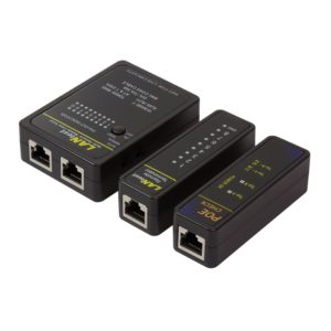 TESTER CABLU RETEA LOGILINK, pt. cablu UTP, FTP, coaxial, conector RJ45, RJ11, RJ12, BNC, „WZ0015P” (include TV 0.8lei)