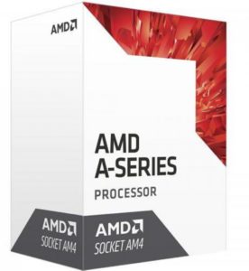 CPU AMD, skt. AM4 A-Series, A6-9500 APU, frecventa 3.5 GHz, turbo 3.8 GHz, 2 nuclee, putere 65 W, cooler, „AD9500AGABBOX”