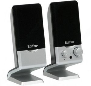 BOXE EDIFIER 2.0, RMS: 1.2W (2 x 0.6W), control volum, USB power, silver, „M1250-SL” (include TV 0.8lei)