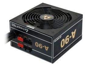 SURSA CHIEFTEC 750W (real), A-90 series, semi-modulara, fan 14cm, compatibila 80PLUS Gold, >90% eficienta, 1x CPU 4+4, 4x PCI-E (6+2), 8x SATA „GDP-750C” (include TV 1.75lei)