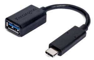 ADAPTOR KENSINGTON, pt. periferice, USB Type-C (T) la USB 3.0 (M), negru, „K33992WW” (include TV 0.06 lei)