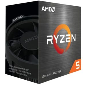 CPU AMD, skt. AM4 AMD Ryzen 5, 5600X , frecventa 3.7 GHz, turbo 4.6 GHz, 6 nuclee, putere 65 W, cooler, „100-100000065BOX”