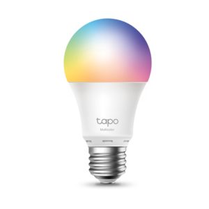 BEC LED wireless TP-LINK, 800lm, 8.7W, E27, intensitate reglabila, control prin smartph.cu apl.Tapo, ajustare automata a luminii in fct. de momentul zilei, lumineaza in diferite culori „Tapo L530E”