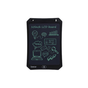 TABLETA LED SPACER pentru scris si desenat, interactiva, e-learning, 10 display, black, baterie CR2025 „SPTB-LED-10” (include TV 0.8lei)