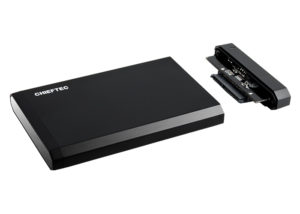 RACK extern CHIEFTEC, pt HDD/SSD, 2.5 inch, S-ATA, interfata PC USB 3.0, aluminiu, negru, „CEB-2511-U3” (include TV 0.8lei)