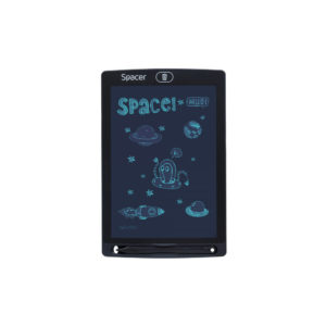 TABLETA LED SPACER pentru scris si desenat, interactiva, e-learning, 8.5 display, black, baterie CR1220 „SPTB-LED” (include TV 0.8lei)