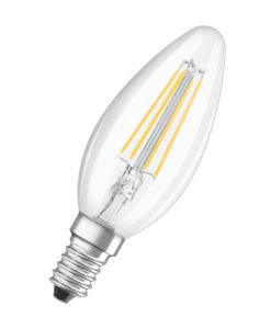 BEC LED Osram, soclu E14, putere 4W, forma lumanare, lumina alb rece, alimentare 220 – 240 V, „000004058075437142” (include TV 0.60 lei)