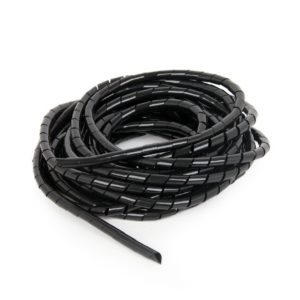 Folie spiralata GEMBIRD, lungime 10m, diametru 12mm, pentru protectie cabluri, negru, „CM-WR1210-01”
