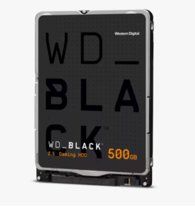 HDD notebook WD 500 GB, Black, 7200 rpm, buffer 64 MB, 6 Gb/s, S-ATA 3, „WD5000LPSX”