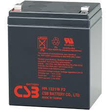 Baterie UPS CSB HR1221WF2, 12V 5Ah, 90 x 70 x 101.7 mm, Borne F2, Durata medie 3-5 ani, VRLA „HR1221WF2” (include TV 0.5 lei)