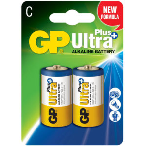 Baterie GP Batteries, Ultra+ Alcalina C (LR14) 1.5V alcalina, blister 2 buc. „GP14AUP-2UE2” „GPPCA14UP011” (include TV 0.16lei)