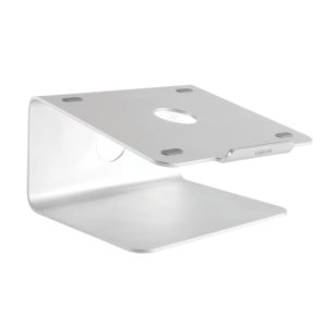 SUPORT de birou LOGILINK pt. notebook, rotatie 360gradei, design ventilat, suporta dimensiuni 11-17″l, aluminiu, gri, „AA0104”
