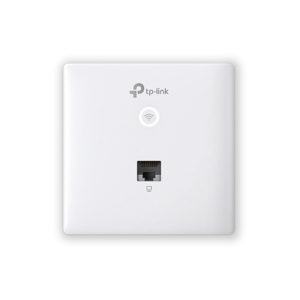 ACCESS POINT TP-LINK wall-plate, wireless 1200Mbps, 2 x Gigabit port, 2 antene interne, alimentare PoE, montare in perete „EAP230-Wall” (include TV 0.8 lei)