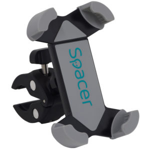 SUPORT Bicicleta SPACER pt SmartPhone, Multi-Purpose, fixare de bare de diferite dimensiuni, Negru, „SPBH-MP-01”