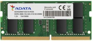 SODIMM Adata, 32GB DDR4, 2666 MHz, „AD4S266632G19-SGN”