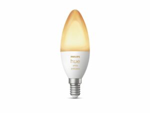 BEC smart LED Philips, soclu E14, putere 5.2W, forma lumanare, lumina toate nuantele de alb, alimentare 220 – 240 V, „000008718699726294” (include TV 0.60 lei)