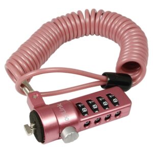 Cablu antifurt laptop, cifru, pink, Logilink „NBS007” (include TV 0.8lei)