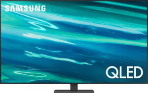 QLED TV Samsung, 126 cm/ 50 inch, Smart TV | Internet TV, ecran plat, rezolutie 4K UHD 3840 x 2160, boxe 40 W, „QE50Q80AATXXH” (include TV 14 lei)