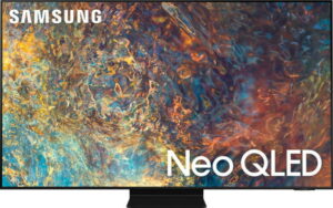 QLED TV Samsung, 139 cm/ 55 inch, Smart TV | Internet TV, ecran plat, rezolutie 4K UHD 3840 x 2160, boxe 60 W, „QE55QN90AATXXH” (include TV 14 lei)