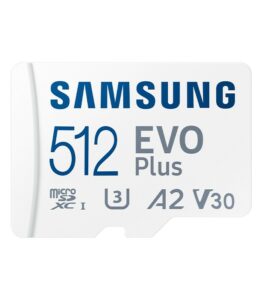 Card memorie Samsung MB-MC512KA/EU, Micro-SDXC, EVO Plus (2021), 512GB, „MB-MC512KA/EU” (include TV 0.03 lei)