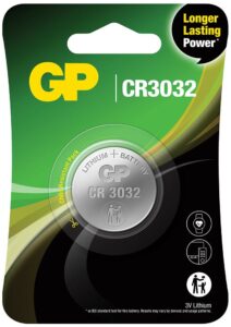 Baterie GP Batteries, butoni (CR3032) 3V lithium, blister 1 buc. „GPCR3032E-2CPU1” „GPPBL3032001” (include TV 0.01 lei)