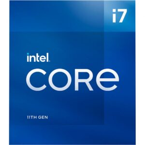 CPU INTEL i7-11700F, skt LGA 1200, Core i7, frecventa 2.5 GHz, turbo 4.9 GHz, 8 nuclee, putere 65 W, „BX8070811700F”