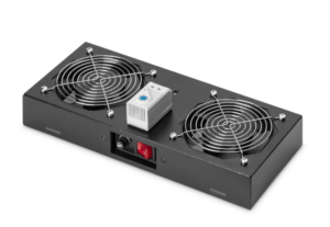 DIGITUS Roof cooling unit for wall mounting. SoHo wall mounting and unmounted cabinets 2 fans „DN-19 FAN-2-WM-T-SW”