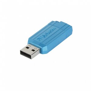 VERBATIM 49961 USB PINSTRIPE 64GB BLUE „49961” (include TV 0.03 lei)