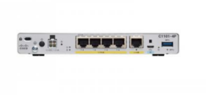 Cisco C1101-4P wireless router Gigabit Ethernet Grey, „C1101-4P” (include TV 1.75lei)