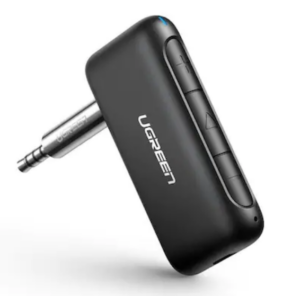 ADAPTOR Bluetooth Jack 3.5 Ugreen, „CM276” acumulator inclus, microfon inclus, convertor audio wireless, versiune bluetooth 5.0, negru „70303” (include TV 0.18lei) – 6957303873036