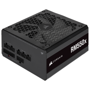 SURSA CORSAIR, 550 W, „RM550x” modulara, ATX 12V, fan 135mm x 1, 80 Plus Gold, MB 20+4 pin x 1, CPU 4+4 pin x 1, PCI-E 6+2 pin x 2, SATA x 7, MOLEX 4-pin x 4, „CP-9020197-EU” (include TV 1.75lei)