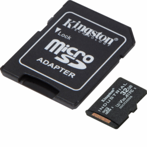 Kingston 32GB microSDHC Industrial C10 A1 pSLC Card + SD Adapter, „SDCIT2/32GB” (include TV 0.03 lei)