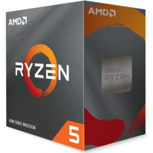 CPU AMD Ryzen 5 4600G, skt AM4, AMD Ryzen 5, frecventa 3.7 GHz, turbo 4.2 GHz, 6 nuclee, putere 65 W, „100-100000147BOX”