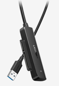 CABLU USB adaptor Ugreen, „CM321″ USB 3.0 (T) la S-ATA (T), 50cm, adaptor USB la HDD S-ATA 2.5”, negru, „70609” (include TV 0.18lei) – 6957303876099
